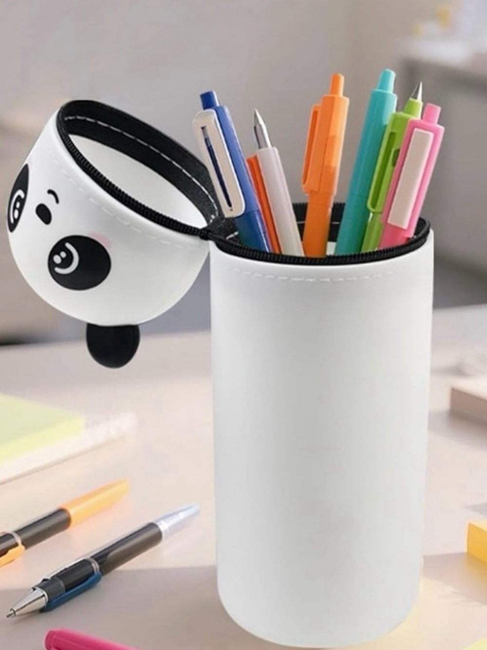SILICONE PANDA PEN OR BRUSH CASE